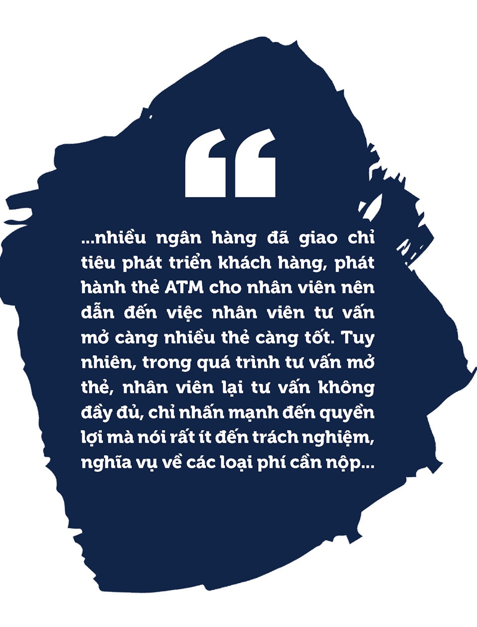 Bài 6: “Trách nhiệm về phía ngân hàng là không thể trốn tránh được”