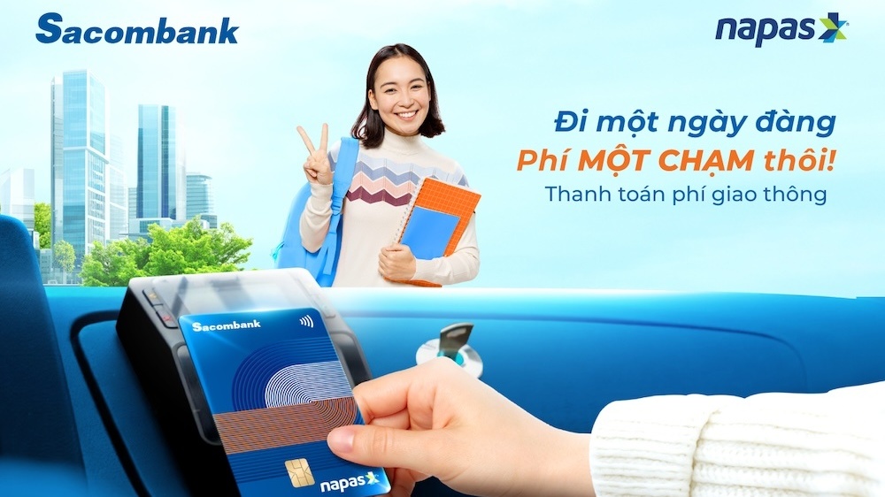 Sacombank triển khai thanh toán vé xe buýt qua thẻ NAPAS