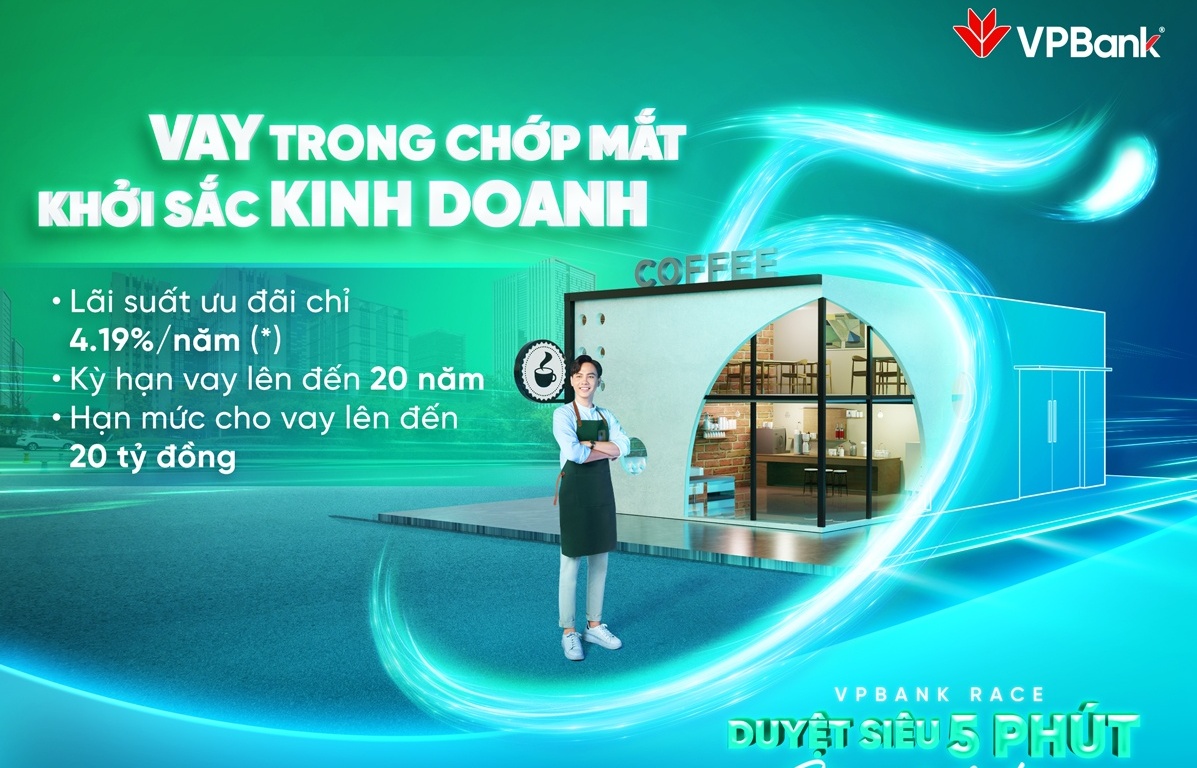 VPBank triển khai gói vay lãi suất chỉ từ 4,19% cho sản xuất kinh doanh