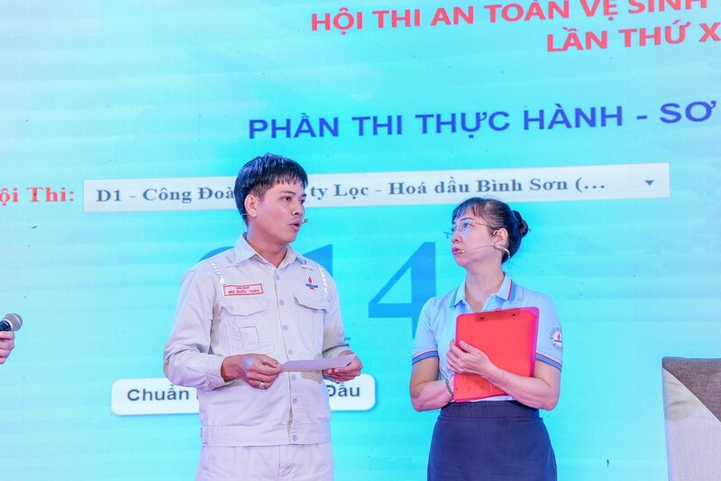 Những hình ảnh ấn tượng tại Hội thi An toàn vệ sinh viên giỏi ngành Dầu khí