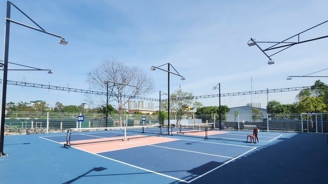 San đất nông nghiệp, làm sân pickleball