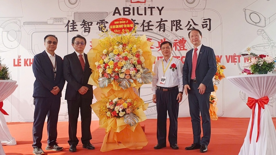 Ability Electronics Technology Vietnam khánh thành nhà máy tại KCN Bá Thiện, Vĩnh Phúc