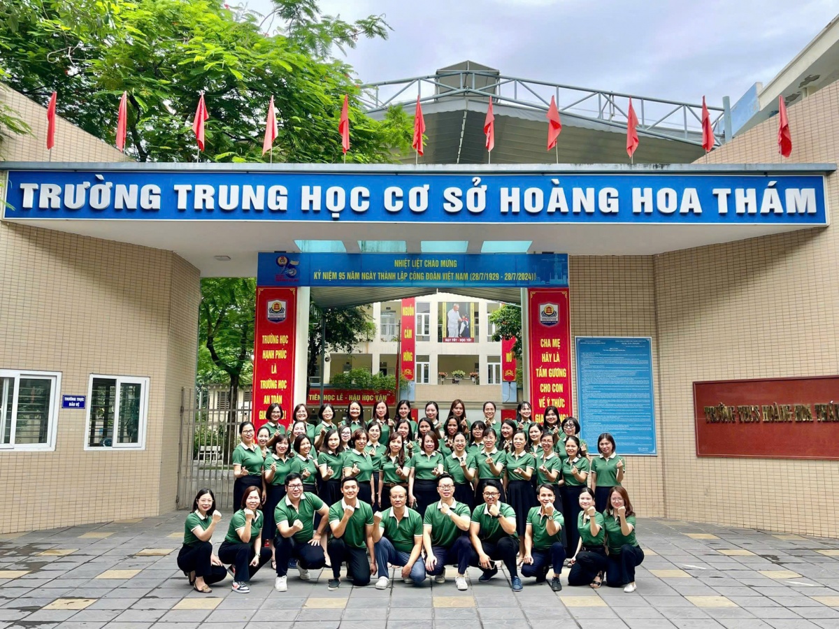 Công đoàn Trường THCS Hoàng Hoa Thám: Hết mình vì một tập thể gắn kết, yêu thương