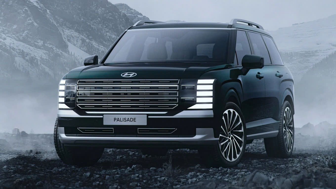 Hyundai Palisade 9 chỗ sắp ra mắt