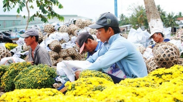 Người lao động có cuộc sống ổn định nhờ làng hoa Sa Đéc