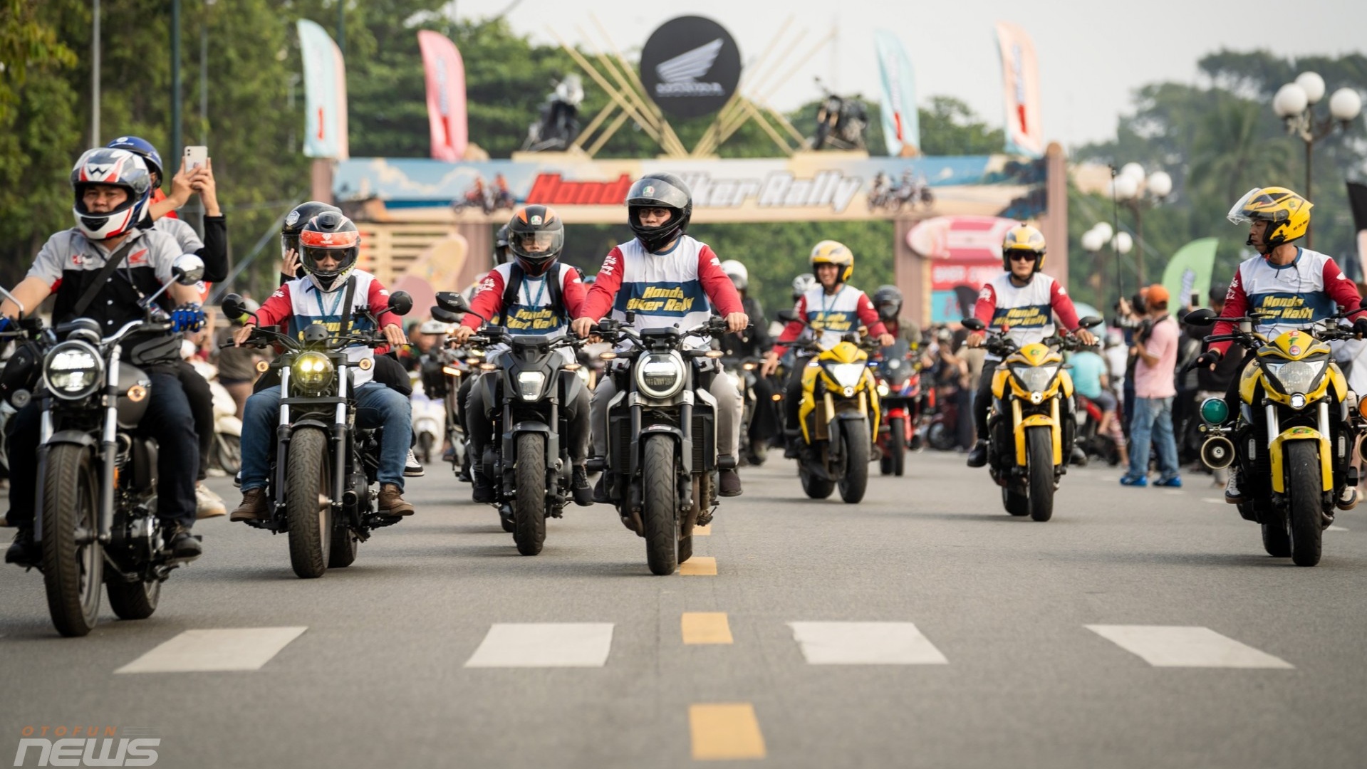 Honda Biker Rally 2025 với sự tham dự của hơn 1.000 tay lái