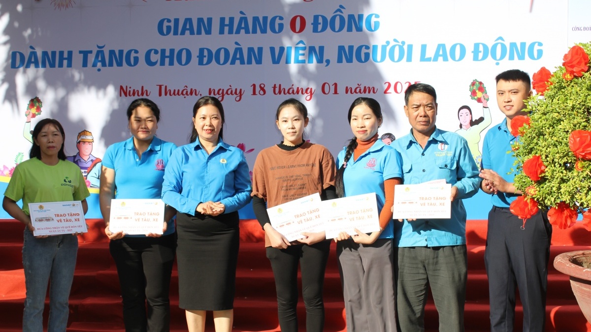 Ninh Thuận: Công đoàn mang 