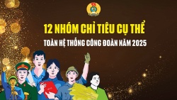 12 nhóm chỉ tiêu cụ thể toàn hệ thống công đoàn năm 2025