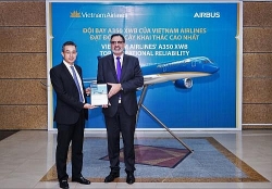 Vietnam Airlines lọt top 5 hãng đạt độ tin cậy cất cánh máy bay Airbus A350 XWB