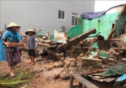 Hậu cơn bão số 5: Bình Định cứu trợ khẩn cấp người dân bị thiệt hại do mưa, lũ