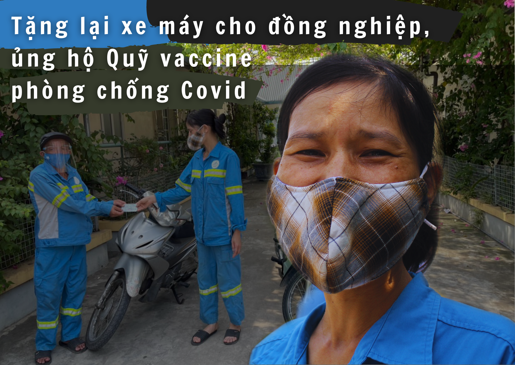 Gặp nữ công nhân vệ sinh môi trường bị cướp xe máy trong đêm
