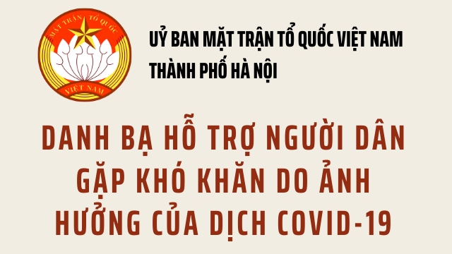 Hà Nội: Đường dây nóng hỗ trợ người dân khó khăn do dịch Covid-19