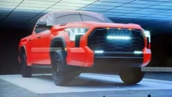 Lộ ảnh Toyota Tundra 2022, trang bị sẳn đèn 