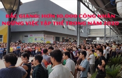 Bắc Giang: Hơn 10.000 công nhân ngừng việc tập thể trong năm 2020