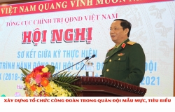 Xây dựng tổ chức Công đoàn trong Quân đội mẫu mực, tiêu biểu