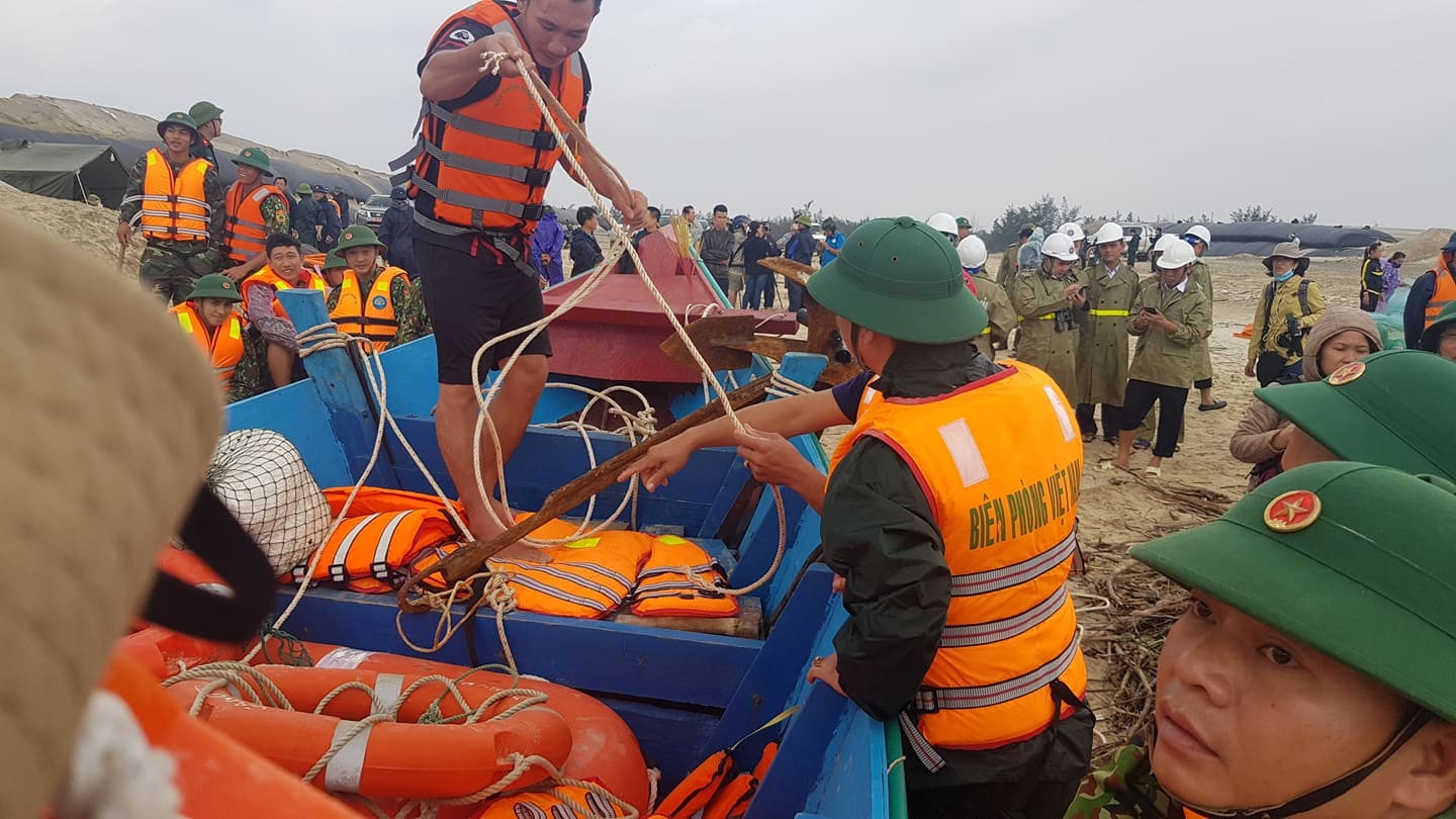 Công tác cứu nạn, cứu hộ trên biển từ vụ việc chìm tàu Vietship 01