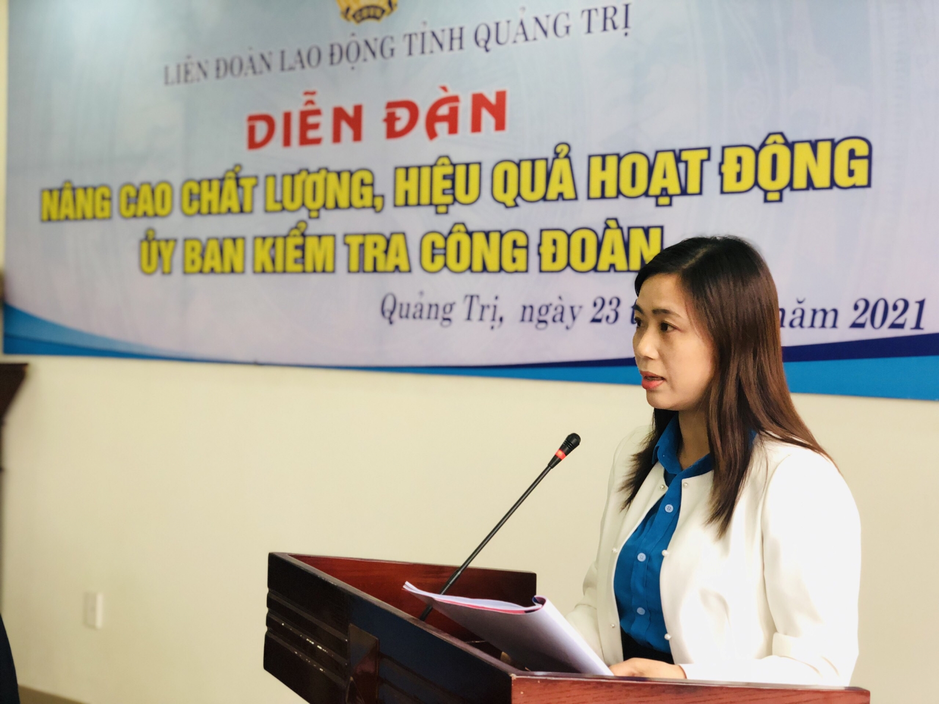LĐLĐ tỉnh Quảng Trị tổ chức Diễn đàn “Nâng cao chất lượng, hiệu quả hoạt động UBKT"