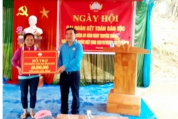 Ngày hội Đại đoàn kết thôn 56b xã Đắc Pre, huyện Nam Giang