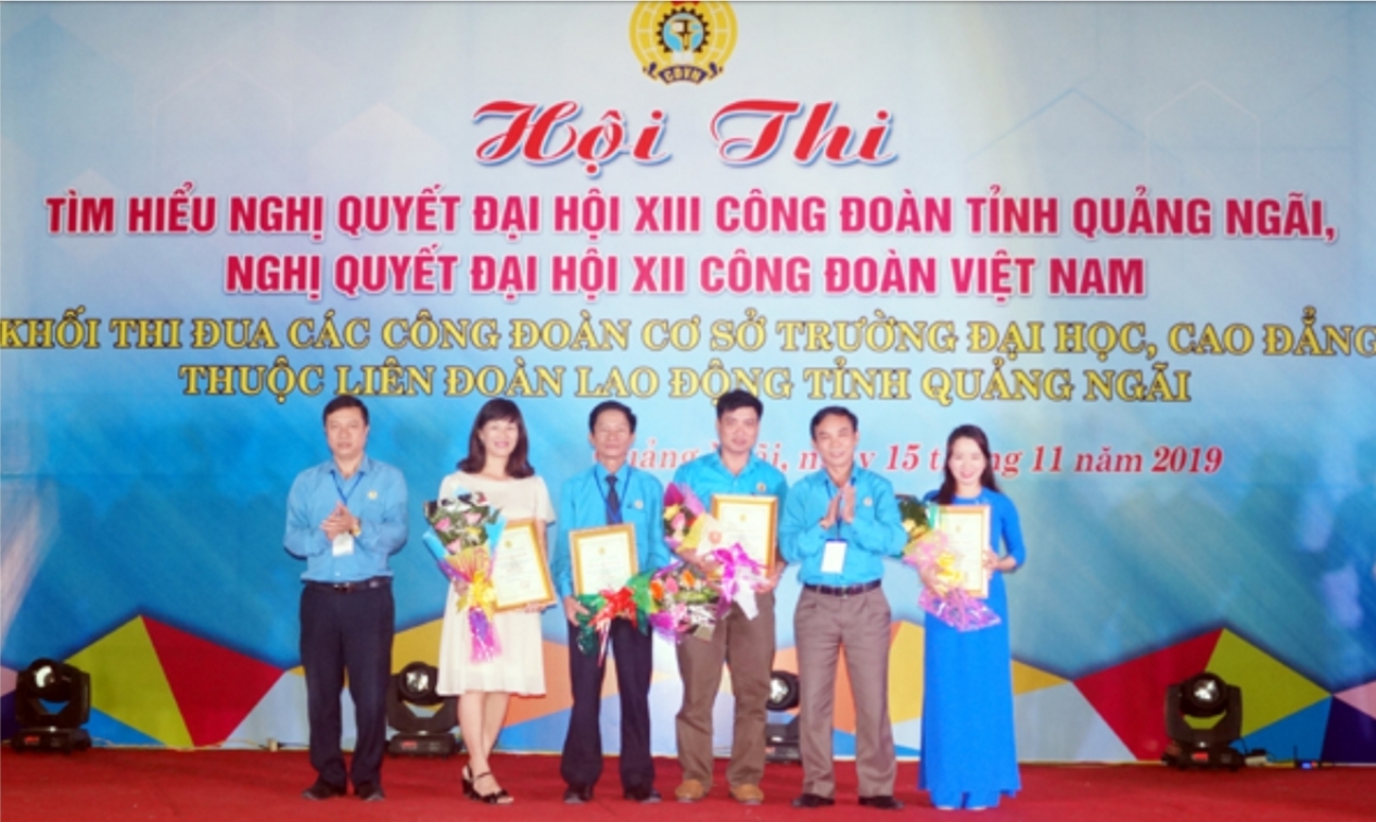 LĐLĐ tỉnh Quảng Ngãi tổ chức hội thi tìm hiểu Nghị quyết Đại hội Công đoàn Việt Nam