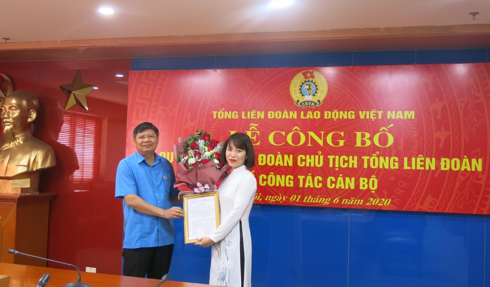 tong ldld viet nam trao quyet dinh bo nhiem lanh dao ban tai chinh