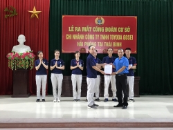 Liên đoàn Lao động huyện Tiền Hải kết nạp hơn 1.000 đoàn viên mới
