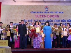 Tôn vinh 25 tập thể và 98 cá nhân tiêu biểu thuộc Công đoàn Viên chức Việt Nam