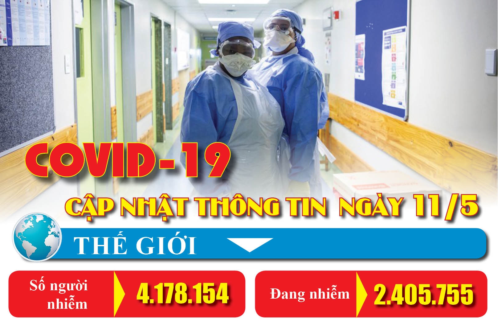 Covid-19: Cập nhật thông tin mới nhất ngày 11/5