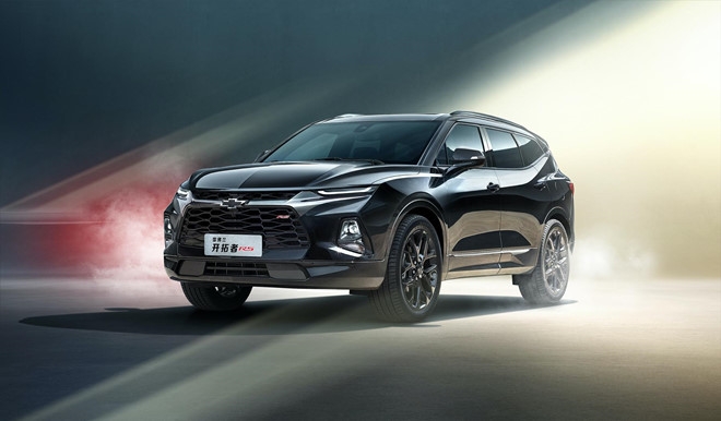 an tuong khoang noi that chevrolet blazer 2021 moi tiet lo gan day