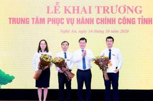 Nghệ An khai trương Trung tâm phục vụ hành chính công