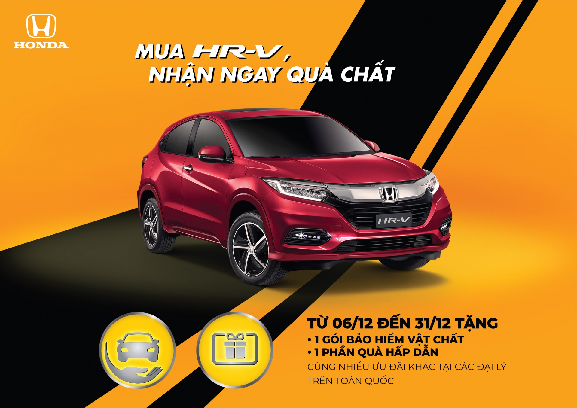 honda tang qua gan 30 trieu dong cho khach mua hr v trong thang 12