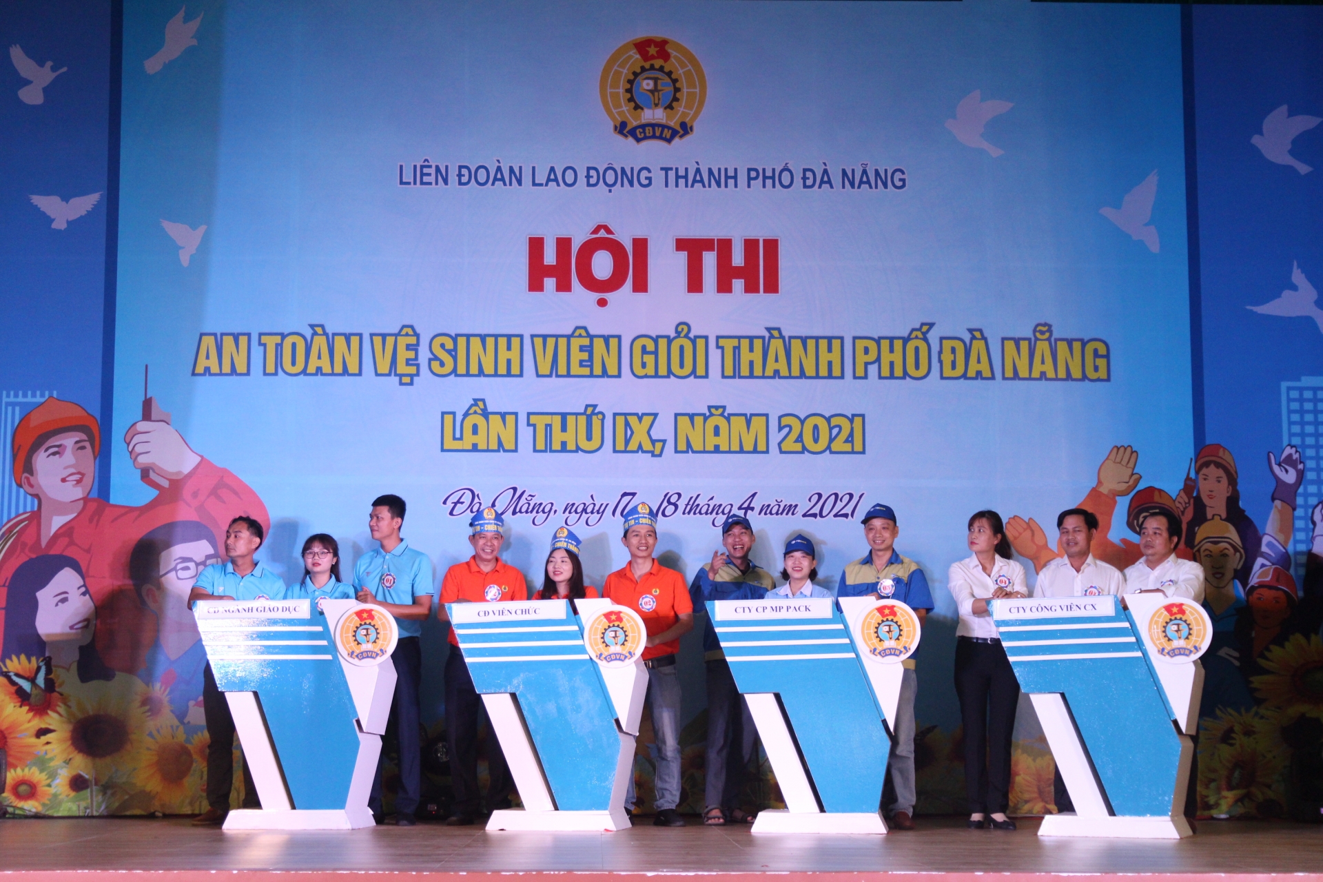 Đà Nẵng: Sôi nổi hội thi Hội thi An toàn vệ sinh viên giỏi lần thứ IX