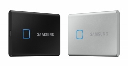 Samsung ra mắt SSD di động T7 Touch bảo mật vân tay