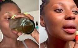 Chuyện lạ: Cô gái Mỹ uống nước tiểu của chính mình để dưỡng da