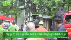 Lại xảy ra cháy nhà tại phố Đê La Thành - TP. Hà Nội