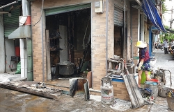 Hỏa hoạn khi thay bình gas cho quán hủ tiếu, một người bị bỏng nặng