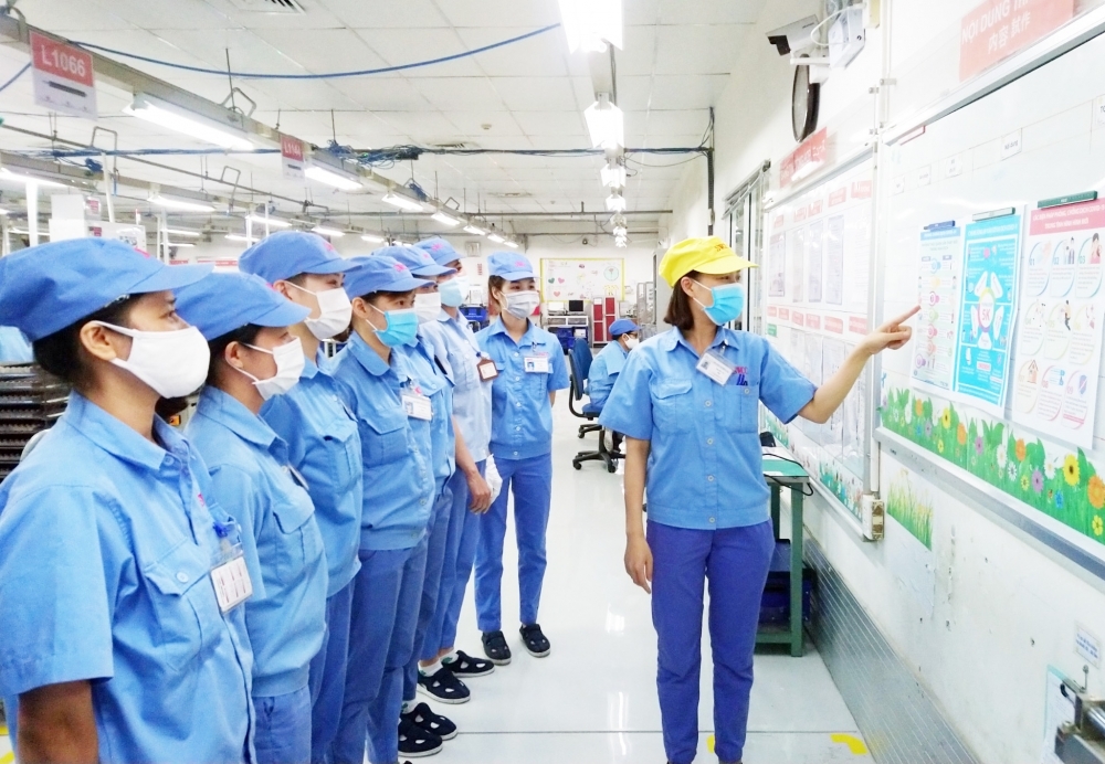 Phòng, chống dịch bệnh Covid-19, đảm bảo an toàn vệ sinh lao động tại Khu công nghiệp Bắc Thăng Long