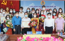 LĐLĐ tỉnh Nghệ An biểu dương gia đình CCVCLĐ tiêu biểu giai đoạn 2016-2020
