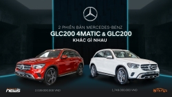 Chênh lệch gần 300 triệu đồng, Mercedes GLC200 4matic có gì hơn phiên bản GLC200?