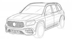 Lộ diện Mercedes-AMG GLB 45 qua ảnh phác thảo