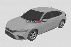 Honda Civic 2022 lộ hình phác thảo