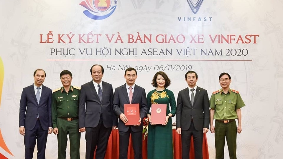 Vinfast tài trợ gần 400 xe phục vụ chuyên chở cho hội nghị ASEAN 2020