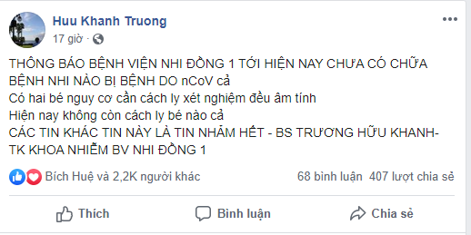 su that ve thong tin 33 nguoi chet vi corona tai benh vien cho ray