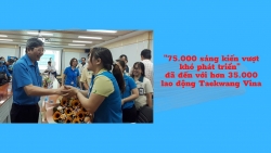 “75.000 sáng kiến vượt khó phát triển” đã đến với hơn 35 ngàn lao động Taekwang Vina