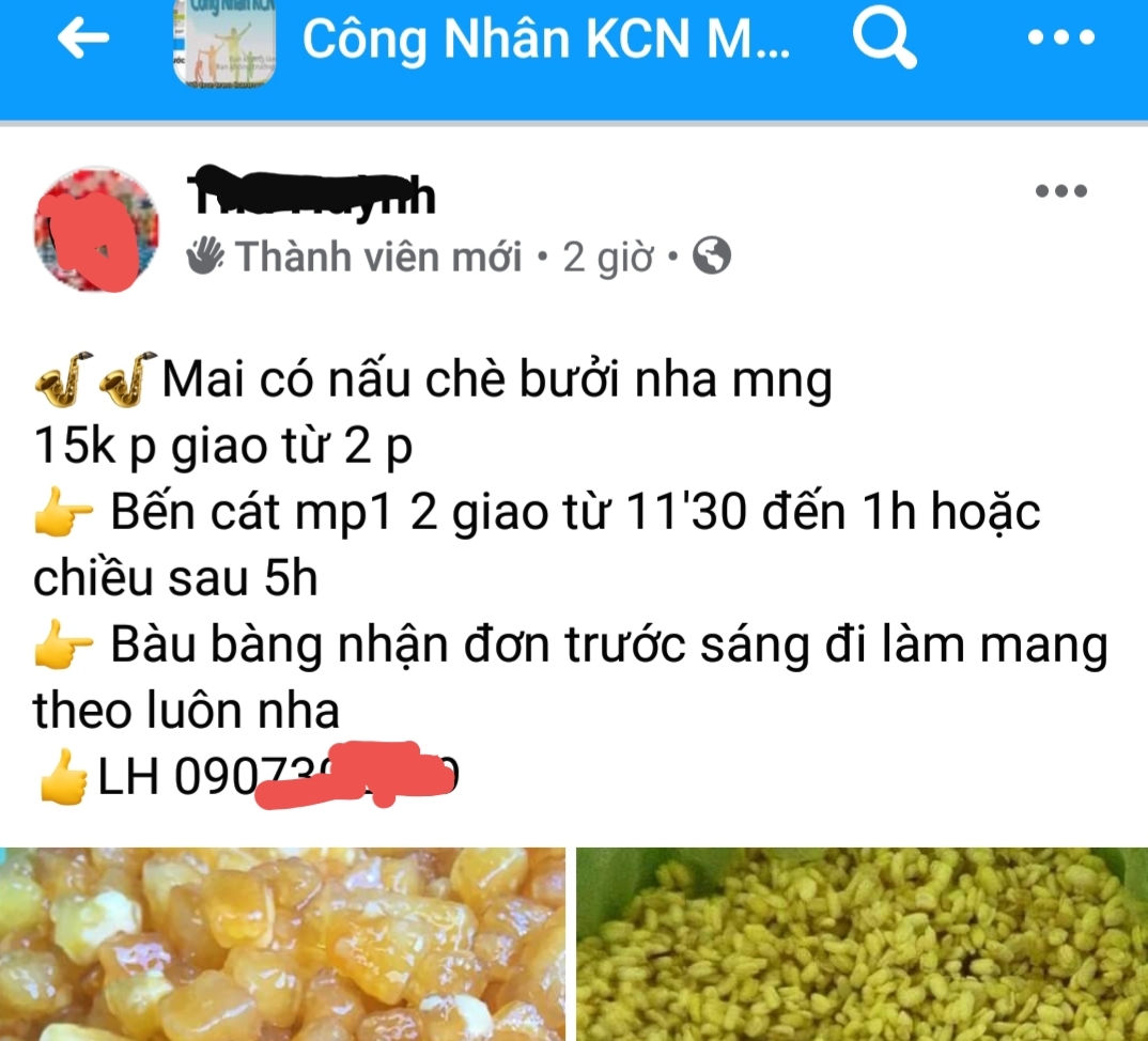 cong nhan phai lam nhieu nghe ban do an online de kiem song trong thoi gian kho khan