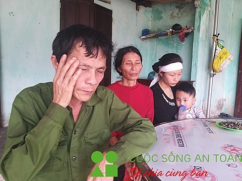 gia canh ban cung bi dat cua nam cong nhan moi truong tu vong vi tai nan giao thong