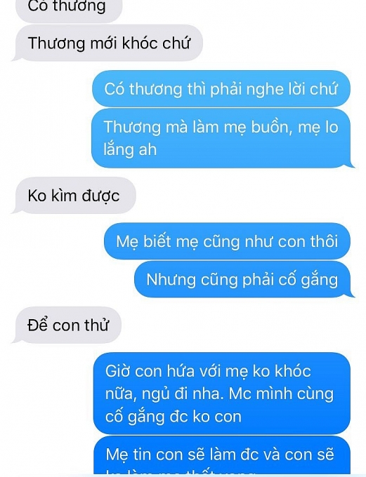 nu dieu duong tam xa 2 con nho de xung phong den khu cach ly chong dich