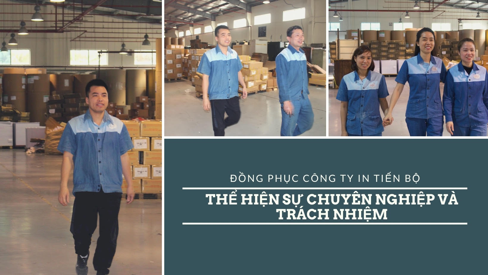 Đồng phục Công ty in Tiến Bộ: Thể hiện sự chuyên nghiệp và trách nhiệm