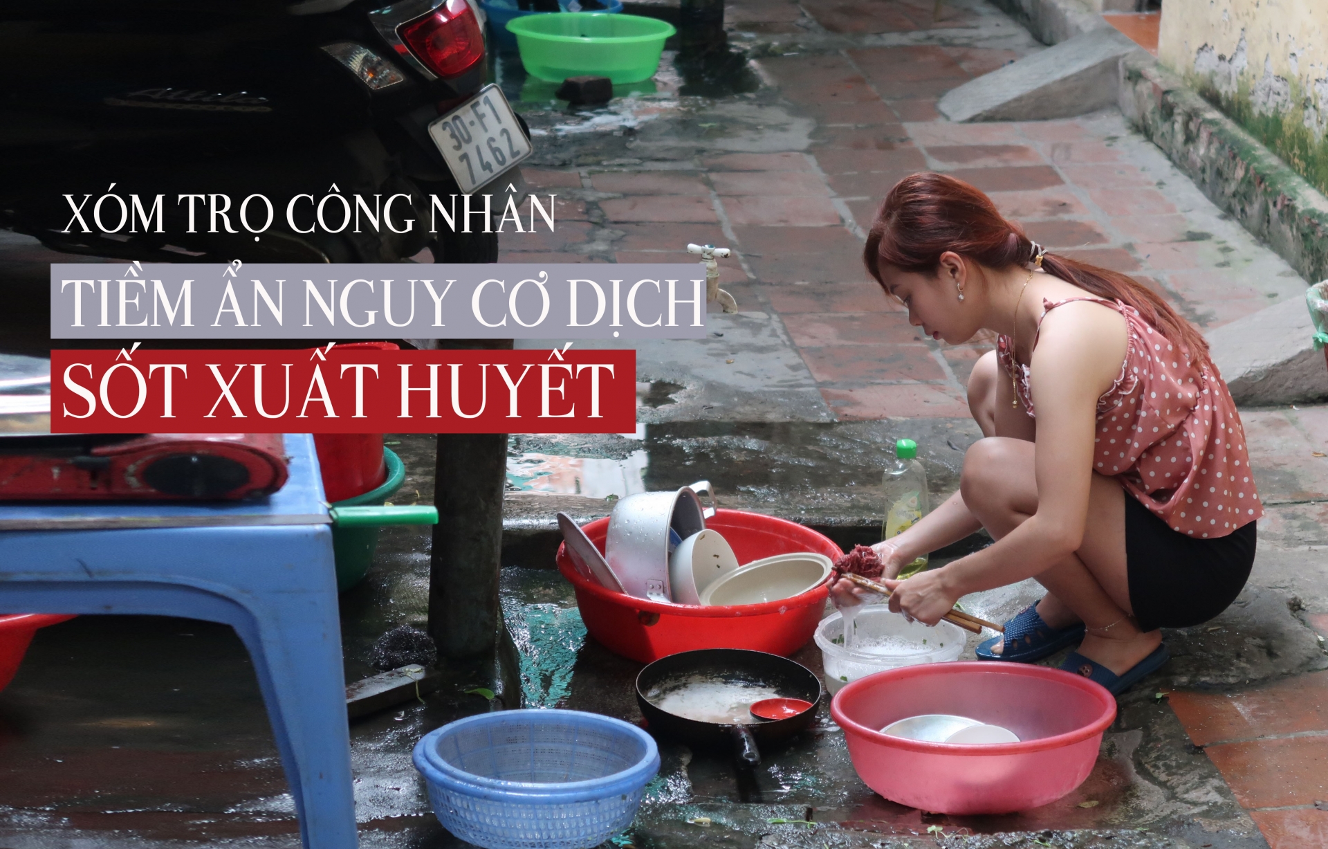 Khu trọ công nhân tiềm ẩn nguy cơ dịch sốt xuất huyết