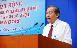 Phó Thủ tướng Thường trực Trương Hòa Bình dự lễ phát động nói không với tiêu cực