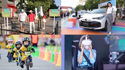 Toyota đem dàn xe tới đường đua F1 Mỹ Đình cho khách Việt kiểm chứng